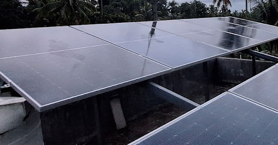 5kw Solar Ongrid plant installation at Chalakudy