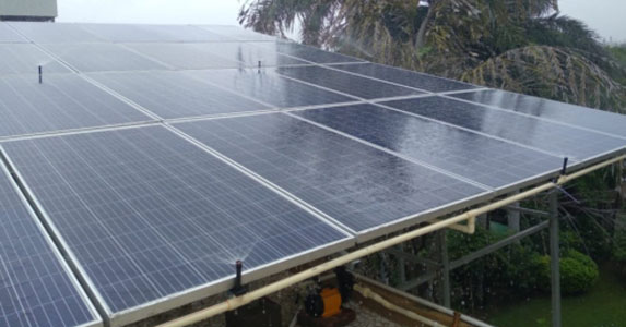 Panel Auto washing system at Meloor,  Chalakudy