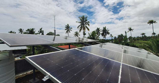 5kw Solar Ongrid plant installed by “Rysun” at Chalakudy.