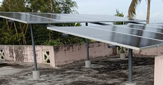 5kw Ongrid Solar Power plant installation by Rysun at Madayikonam, Thrissur