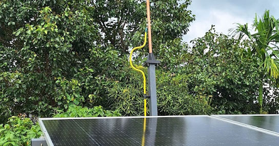 3kw Ongrid solar system installation by Rysun at Pariyaram, Chalakudy.